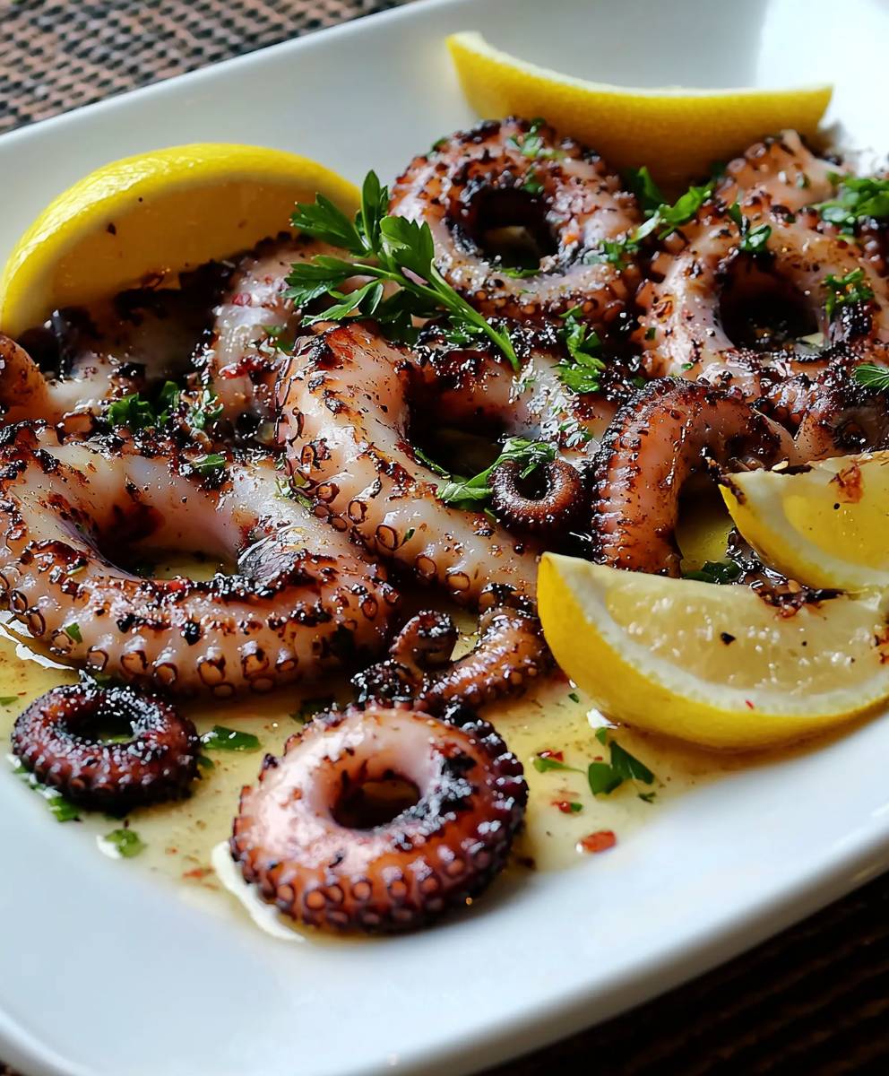 Grilled Octopus Dish