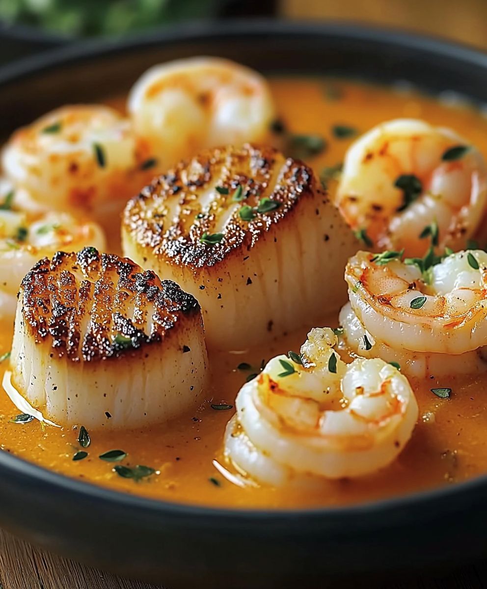 Seafood Bisque with Scallops