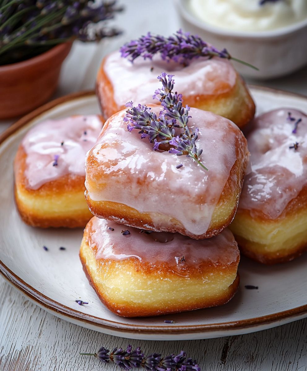 Lavender Vanilla Bean Beignets