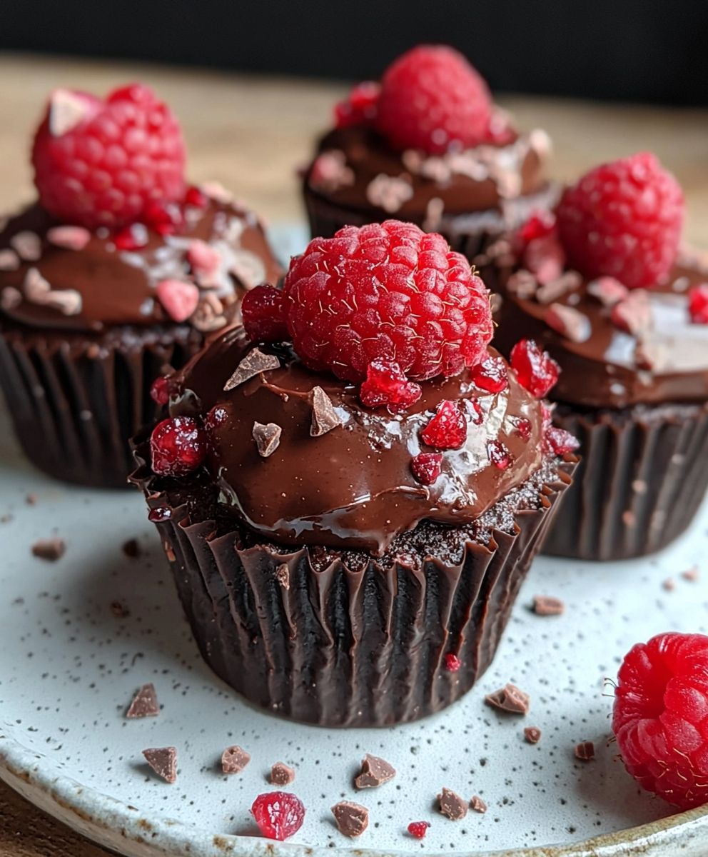 No Bake Raspberry Chocolate Mousse