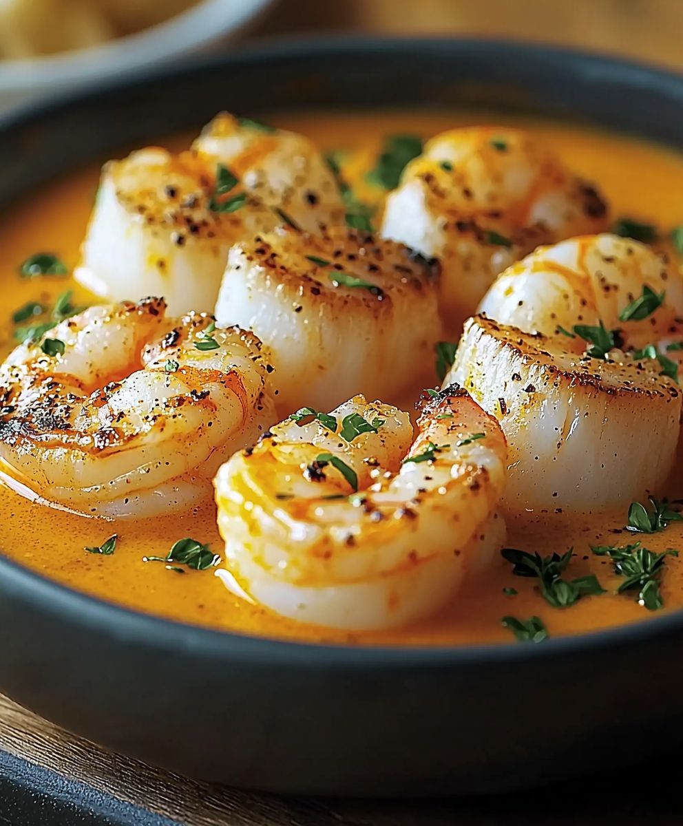 Seafood Bisque with Scallops