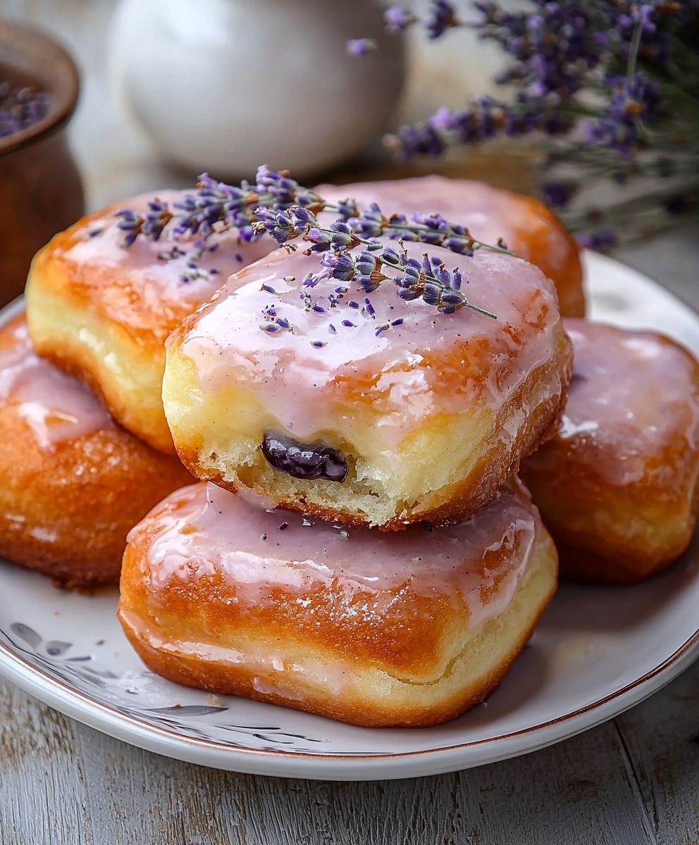 Lavender Vanilla Bean Beignets