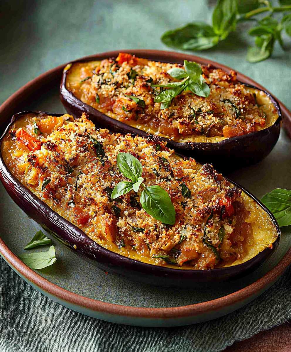 Stuffed Eggplant Dish