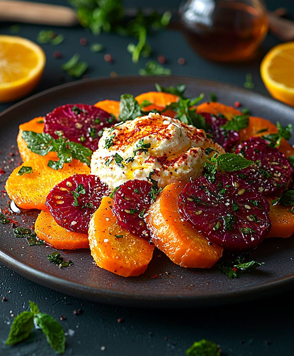 Roasted Carrots with Ricotta