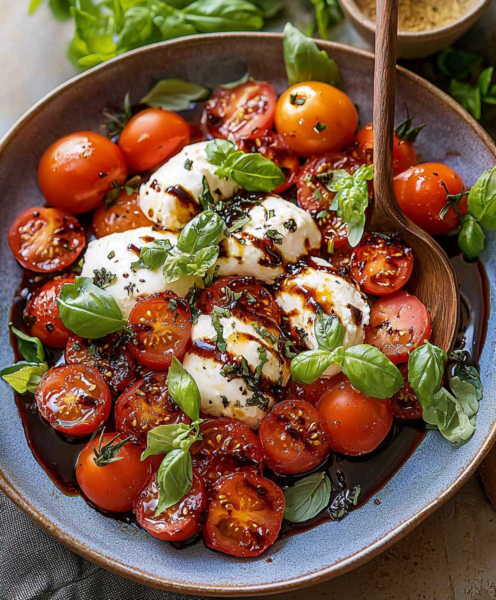 Marinated Tomato Burrata Salad