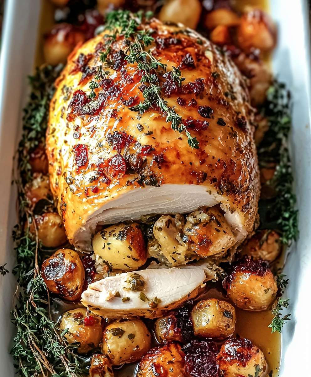Stuffed Turkey for Christmas