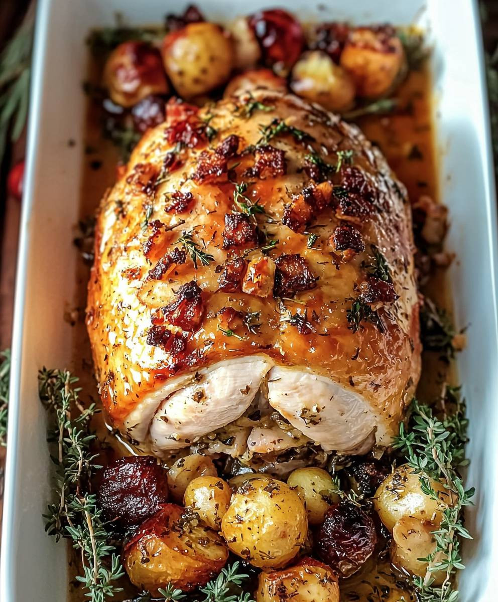 Stuffed Turkey for Christmas